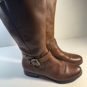 Naturalizer Jackie Brown Women’s  Leather Boots, Size 6.5
